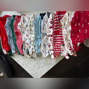 Lot of 15!!! Like new holiday/winter pajamas